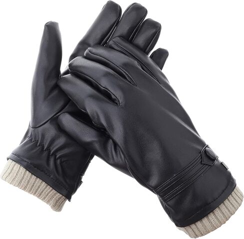 Fashion Winter Gloves Mens - Lined - Touchscreen in Saudi Arabia