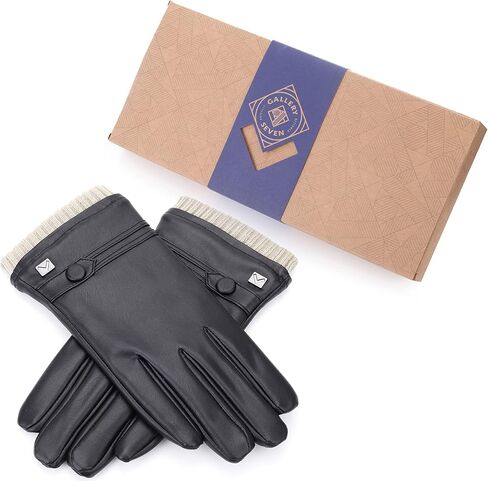 Fashion Winter Gloves Mens - Lined - Touchscreen in Saudi Arabia