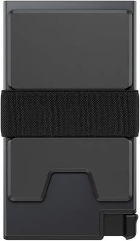 ROYALNAMAN Aluminum Cardholder Wallet for Men | Metal Wallets with RFID Blocking Layer | Slim & Minimalist Aluminum Wallet with Push Button. in Kuwait