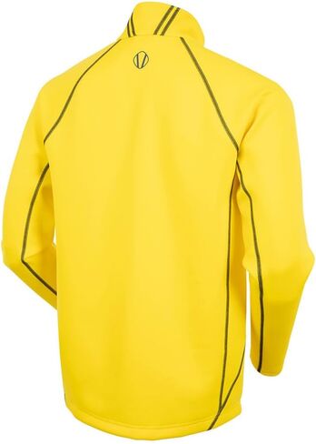 Sunice Mens Allendale 2.0 Water Repellant Golf Pullover - Empire Yellow/Midnight L in Saudi Arabia