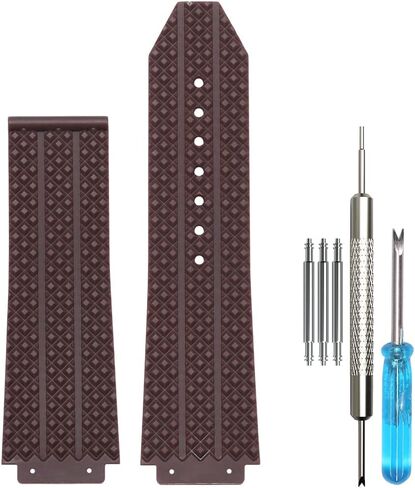 25mm Big Bang Rubber Strap Compatible with Hublot Big Bang Watch Strap Sports Waterproof Replacement Bracelet in Saudi Arabia