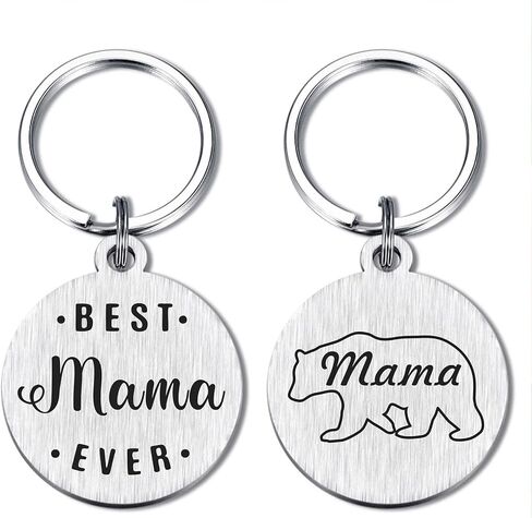 سوسيكيو هدايا ماما بير، سلسلة مفاتيح بعبارة Best Mama Ever على الإطلاق، هدية عيد ميلاد شخصية مضحكة للنساء in Kuwait