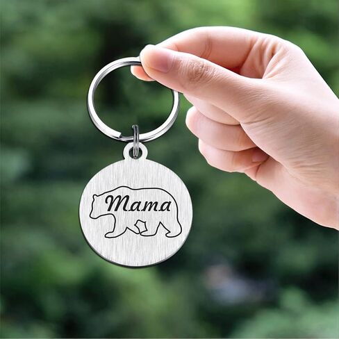 سوسيكيو هدايا ماما بير، سلسلة مفاتيح بعبارة Best Mama Ever على الإطلاق، هدية عيد ميلاد شخصية مضحكة للنساء in Kuwait