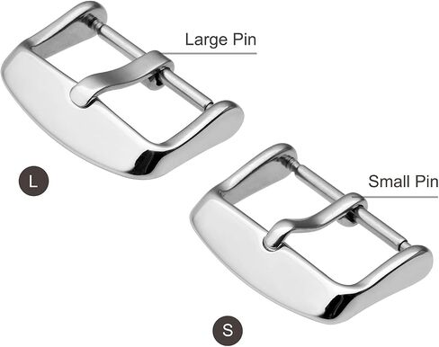 WOCCI Watch Band Replacement Buckle, Stainless Steel, Choice of Color and Size in Saudi Arabia