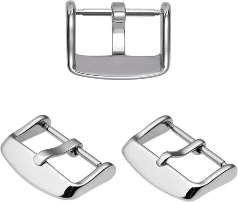 WOCCI Watch Band Replacement Buckle, Stainless Steel, Choice of Color and Size in Saudi Arabia