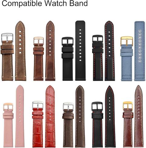 WOCCI Watch Band Replacement Buckle, Stainless Steel, Choice of Color and Size in Saudi Arabia