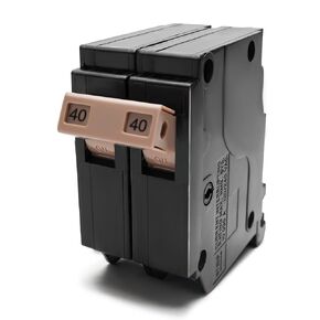 280 2-Pole 80-Amp Circuit Breaker, 2023 Upgrade Type 3/4-Inch Plug-On Molded Case Circuit Breaker, Thermal Magnetic Protection, 10 KAIC, Fit for Cutler Hammer Load Centers Permanent