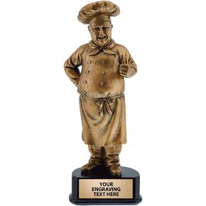 Crown Awards Chef Trophy, Chef Trophies, Cooking Trophies, Chili Cookoff Trophy, Chilli Cookoff Trophies, BBQ Trophy, BBQ Trophies with Customization Text Prime