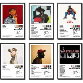 Poster Set - Lost poster Sonder Son poster Wastelan poster 6 Piece Canvas Print (8x12 Inch, Unframed) in Saudi Arabia