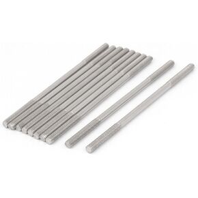 uxcell M5x110mm 304 Stainless Steel Double End Threaded Stud Screw Bolt 10pcs