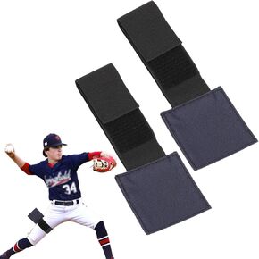 2pcs Softball Pitching Trainers, 11.81 Inch Circumference Softball Training Band Belt Elastic Softball Pitching Pitcher Tools Used to Develop Correct Pitching Mechanics for Youth & Adults