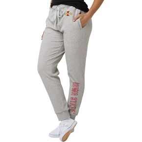 FOCO Women's Team Logo Soft Gray Woven Fashion Jogger Pants