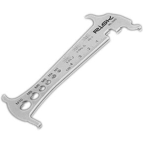 Bicycle Chain Checker - 3 in 1 Bike Chain Wear Indicator Gauge Measuring Ruler Tool