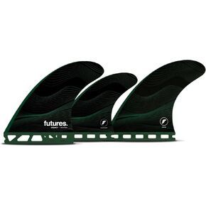 F8 Honeycomb 5-Fin Set Green L