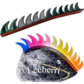 Silicone Mohawk for Helmet Decoration Helmet Hawk Accessories 1PC for Motorcycle Bicycle Ski Helmet (Helmet Not Included)
