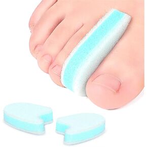 Foam Toe Separators Toe Spacers, Breathable Bunion Corrector Protector Correction Pads, Big Toe Straightener, Bunion Splint Cushion for Corns Blister, Overlapping Toes Hallux Valgus Big Toe Alignment