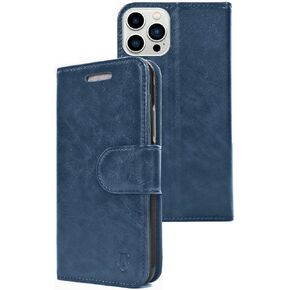 RF Reducing Case - iPhone 14 Pro Max Compatible RF Shielding Wallet Case - Lab Certified Protection (Teal)