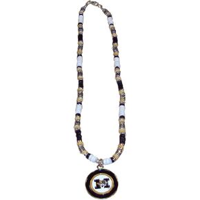 NCAA Missouri Tigers Shell Necklace, 18-Inch, White