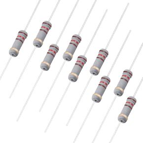 uxcell 100Pcs 120 Ohm Resistor, 1W 5% Tolerance Carbon Film Resistors, 4 Bands for DIY Electronic Projects and Experiments