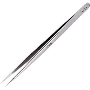 Precision Tweezer, Upgraded Professional Pointed Tweezer, High-end Stainless Steel Tweezer for Craft, Electronics, Soldering, Model, Laboratory Work, Jewelry-Making