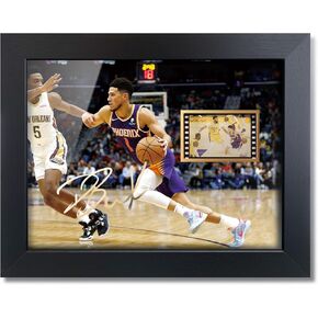 sufenvera Print Signed Devin Booker Framed Photo with Mini Film Display,Basketball Fans Poster,Great Gifts for Birthday Christmas 8x6 Inches
