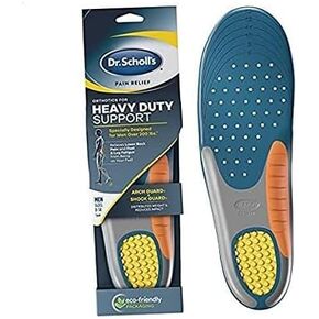 Dr. Scholl's Pain Relief Orthotics Insoles for Heavy Duty Support for Men, 1 Pair, Size 8-14