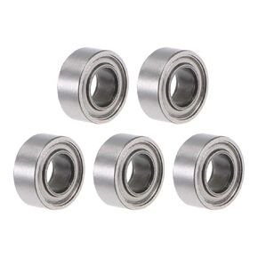 uxcell SMR63ZZ Stainless Steel Ball Bearing 3x6x2.5mm Shielded MR63ZZ Bearings 5pcs