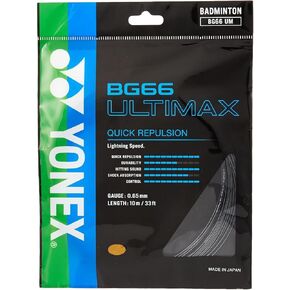 YONEX BG 66 Ultimax Badminton String - Black