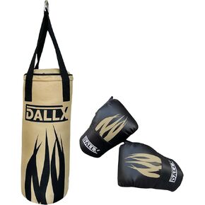 DALLX Kids Punching Bag with Boxing Gloves Set for Children Boxing MMA Kickboxing Muay Thai Karate Punching