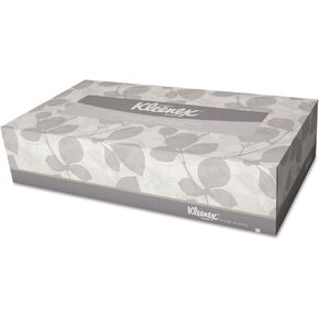 White Facial Tissue, 2-Ply, White, Pop-Up Box, 100 Sheets/Box