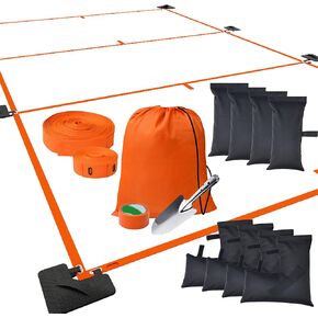 Portable Pickleball Court Lines for Outdoor & Indoor, No Measurement Required Pickleball Court Marker Kit, Easy Setup & Durable Design in Saudi Arabia