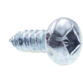 Prime-Line 9163796 Sheet Metal Screws, Self-Tapping, Pan Head, Square Drive, #8 X 1/2 in (50 Pack)