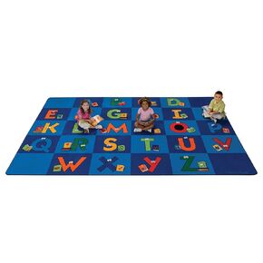 Carpets for Kids 6234 Reading Letters Library Rug 8ft 4in x 13ft 4in Rectangle