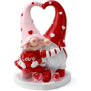 Wedding Gifts for Couples Hand-Painted Gnomes Gifts for Newly Engaged, Gnomes Wedding Decorations Unique Wedding Shower Gifts for Bride and Groom (White)