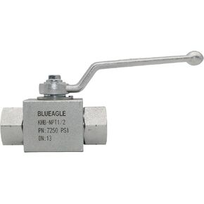 Hydraulic High Pressure Ball Valve 1/2'' NPT 7250PSI Hydraulic Valve Shut-Off KHB Hydraulic Ball Valve