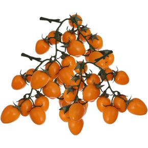 (Set of 3) Artificial Cherry Tomatoes Fake Vegetables Salad Festival Home Kitchen Cabinet Decoration (Red)