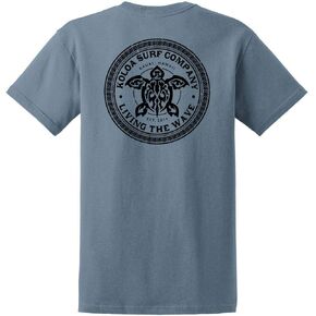 Koloa Surf Mens Tribal Turtle Logo Heavyweight Tee in Regular, Big and Tall