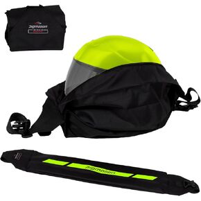 Motorcycle Helmet Bag | Innovative, Foldable Belt for Helmet Carry | The Smart Motorcycle Backpack Alternative