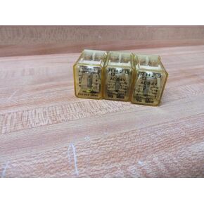 Idec Relay, Dpdt, 110Vac, 30Vdc, 10A - RH2B-UAC24V