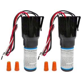 RCO210 3 in 1 Hard Start Capacitor Compatible with Refrigerator Compressors Replacement for RSC Series Solid State Relay Overload & Start Capacitor Combination - 1/3-1/2 H.P. 115VAC (2 Pack)