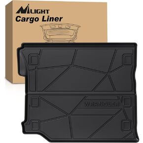 Nilight TPE Floor Mats for Jeep Wrangler JL Unlimited 4 Door (Not for JK or 4XE) 2018 2019 2020 2021 2022 2023 2024,All Weather Custom Fit Heavy Duty Floor Liners