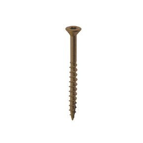 Nuvo Iron #8 Screw, 2 1/2", Torx Head, Brown, 1200 Count