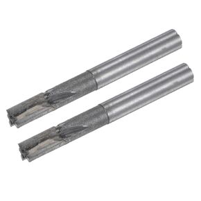 uxcell Square Nose End Mill, 14mm Cutting Dia Tungsten Carbide Tip 3 Straight Flutes Milling Cutter with 14mm Straight Shank, 2pcs