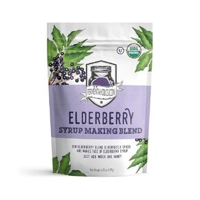 FERMENTAHOLICS | USDA Organic Dried Elderberries - 8 oz | All Natural Free Of Chemicals | For Syrup, Gummies, Kombucha, Tea, and Wine | Sambucus Nigra | Elderberry Syrup Instructions Included