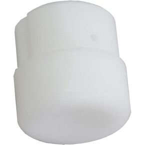 AlveyTech Plastic Tip for The Stabilizing Post for Razor Crazy Cart (Versions 1+) - Replacement Parts for Electric Battery Power Kids Drift Buggy Scooter Go-Kart, White Heavy-Duty Pegs, Not a Set