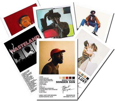 Poster Set - Lost poster Sonder Son poster Wastelan poster 6 Piece Canvas Print (8x12 Inch, Unframed) in Saudi Arabia