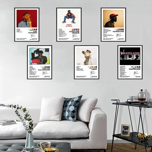 Poster Set - Lost poster Sonder Son poster Wastelan poster 6 Piece Canvas Print (8x12 Inch, Unframed) in Saudi Arabia