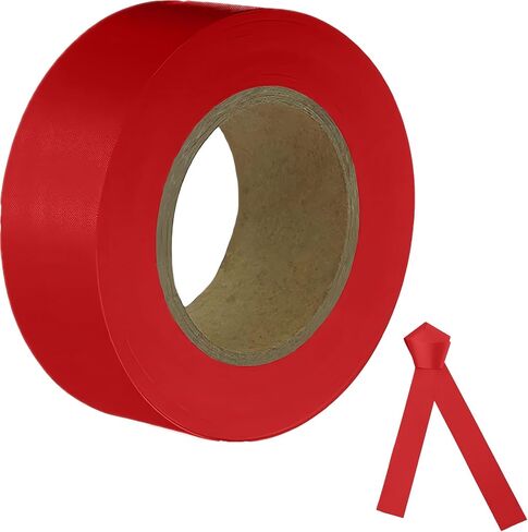 Blue Flagging Tape,Surveyors Tape,1-3/16" × 300' Survey Tape,Tree Marking Ribbon,Non-Adhesive Plastic Ribbon,Trail Marking Tape in Saudi Arabia