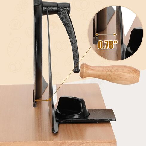 Classic Manual Bread Slicer,Manual Bread Slicer,Classic Hand Crank Home Bread Slicer,Manual Bread Slicer With Hand Crank,Manual Bread Slicer For Homemade Bread,Manual Rotary Bread Slicer(black) in Kuwait
