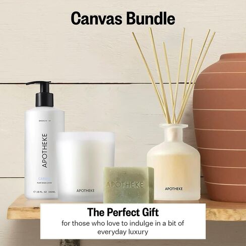 Apotheke Charcoal Bundle with Scented Candles, Oil Reed Diffuser, Body Lotion & Body Bar Soap in Saudi Arabia